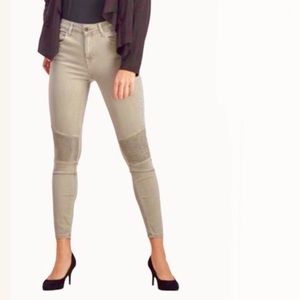 PISTOLA Audrey Skinny Moto Woodrose Jean Pants 30